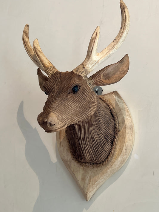 Rehkopf aus Holz