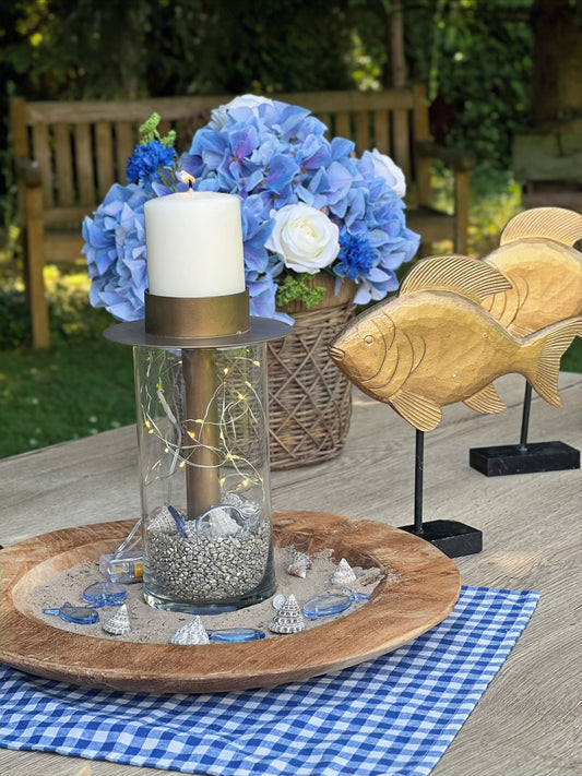 2 er Set Windlicht &Kerzenhalter