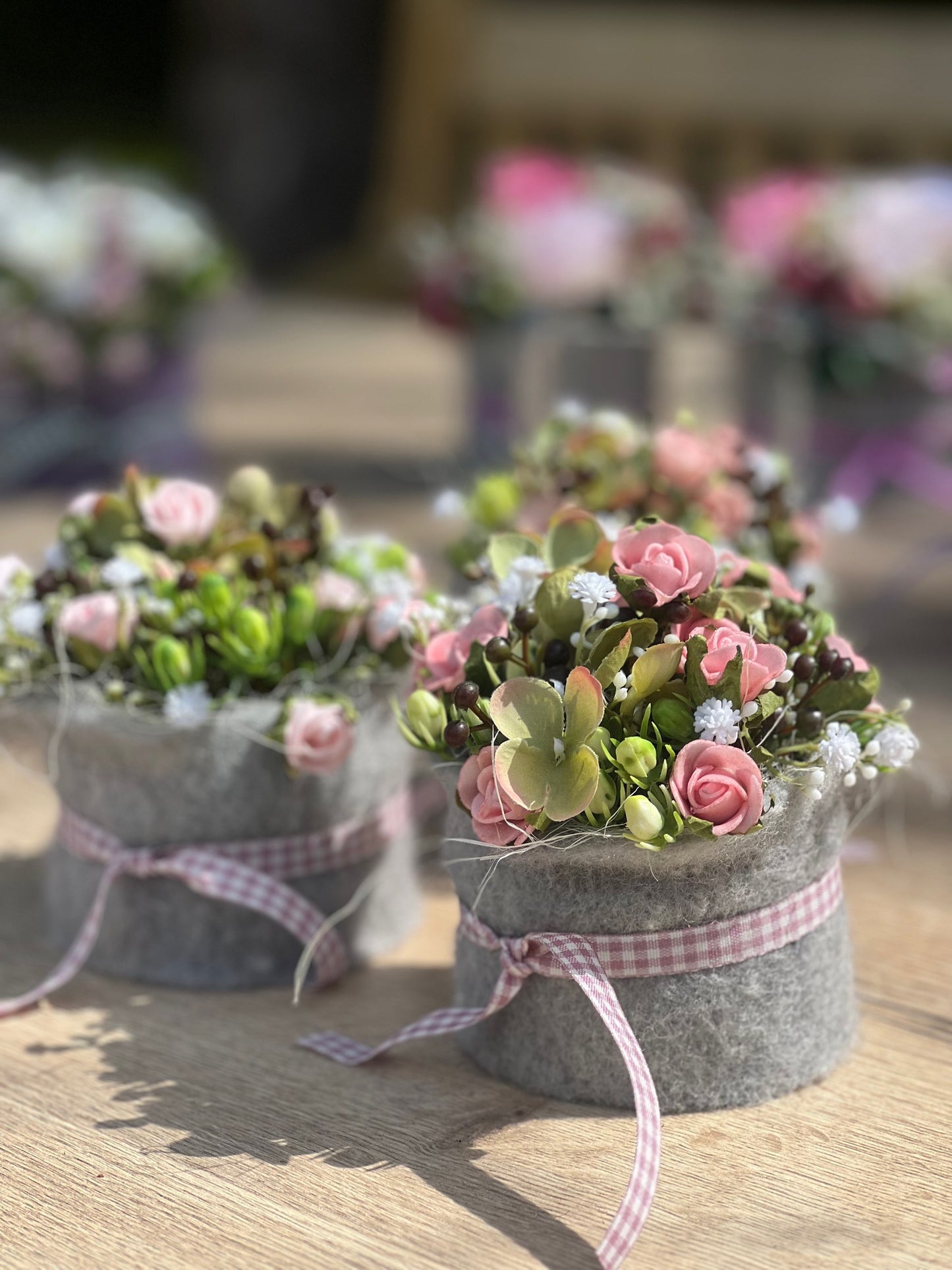 Blumentoertchen Rosa
