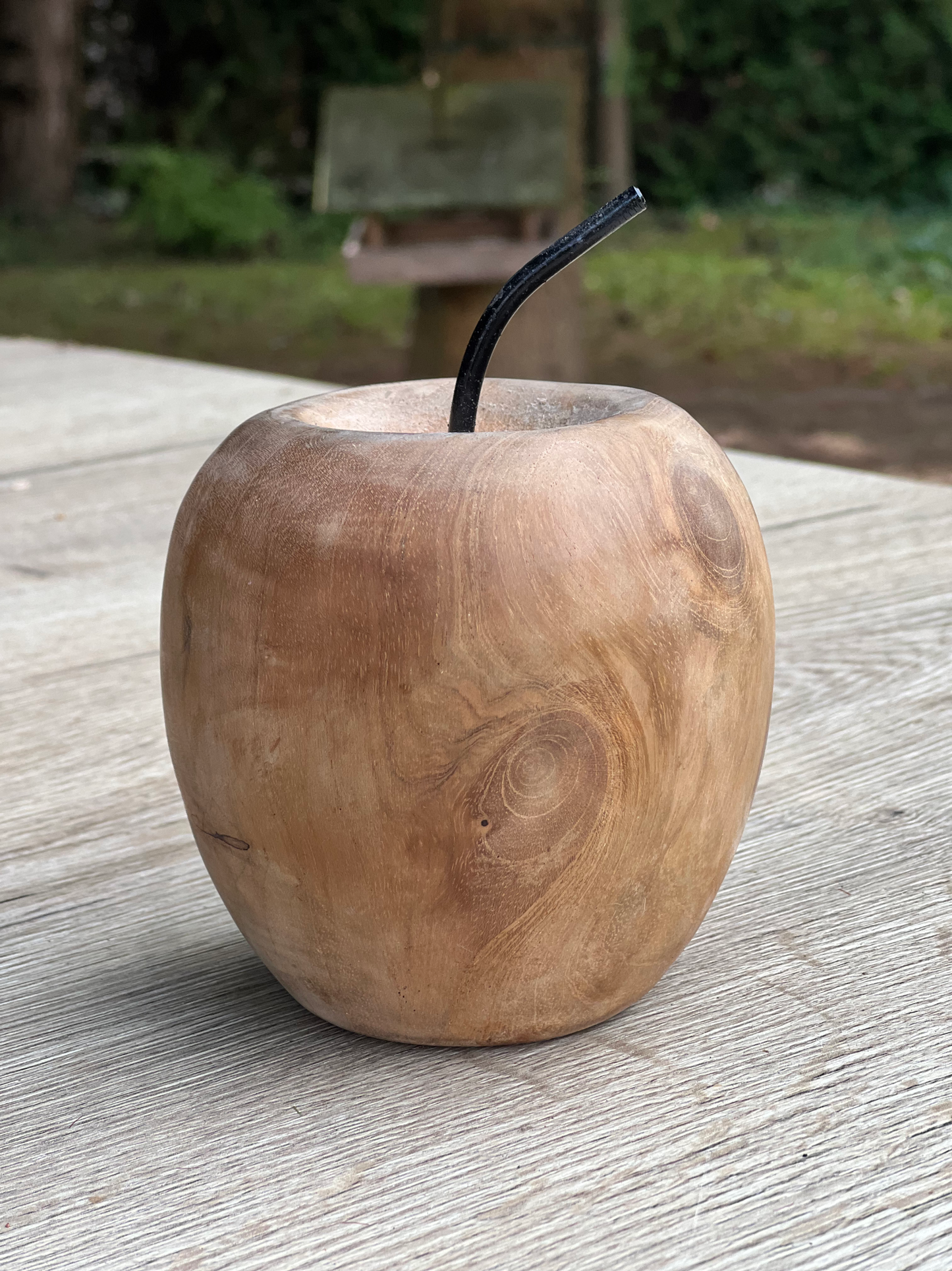 Apfel & Birne aus Holz