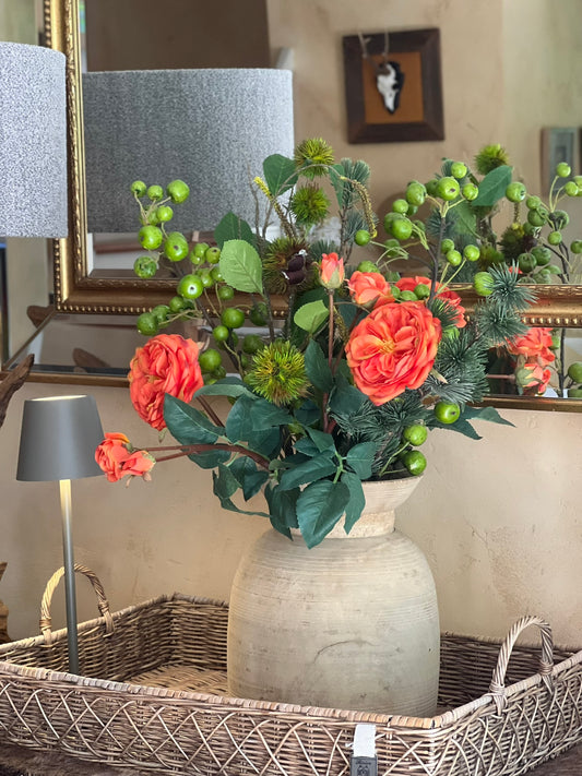 Herbstblumen & Zweige täuschend echt