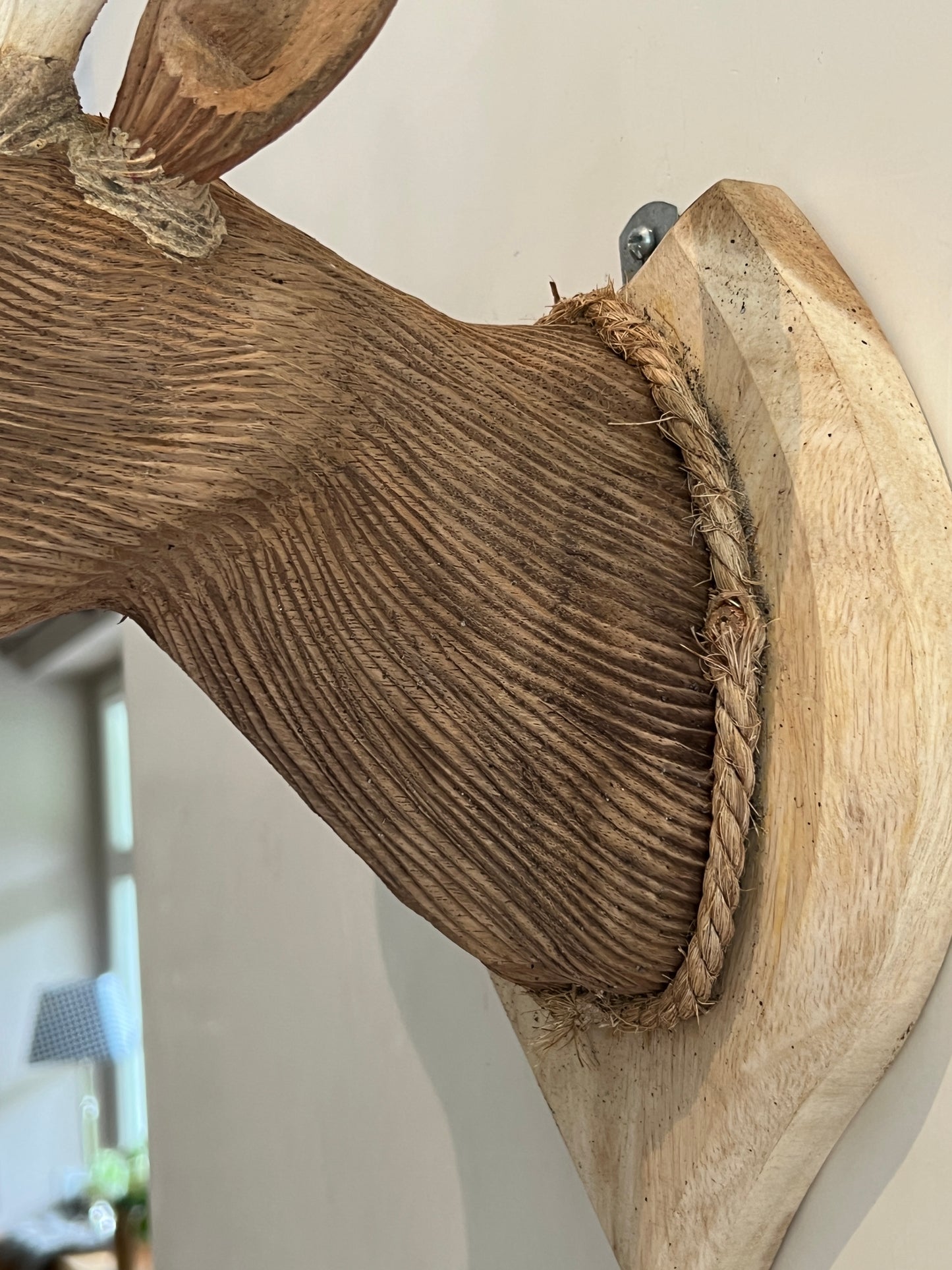 Rehkopf aus Holz