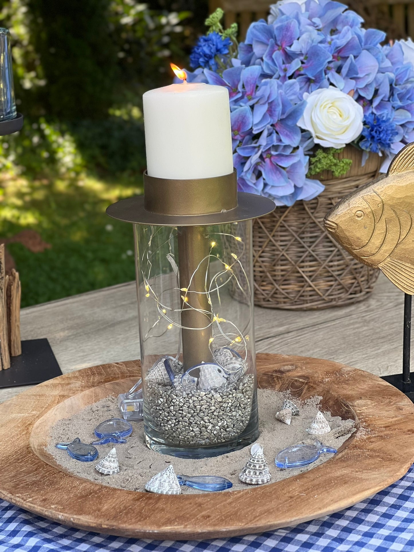 2 er Set Windlicht &Kerzenhalter