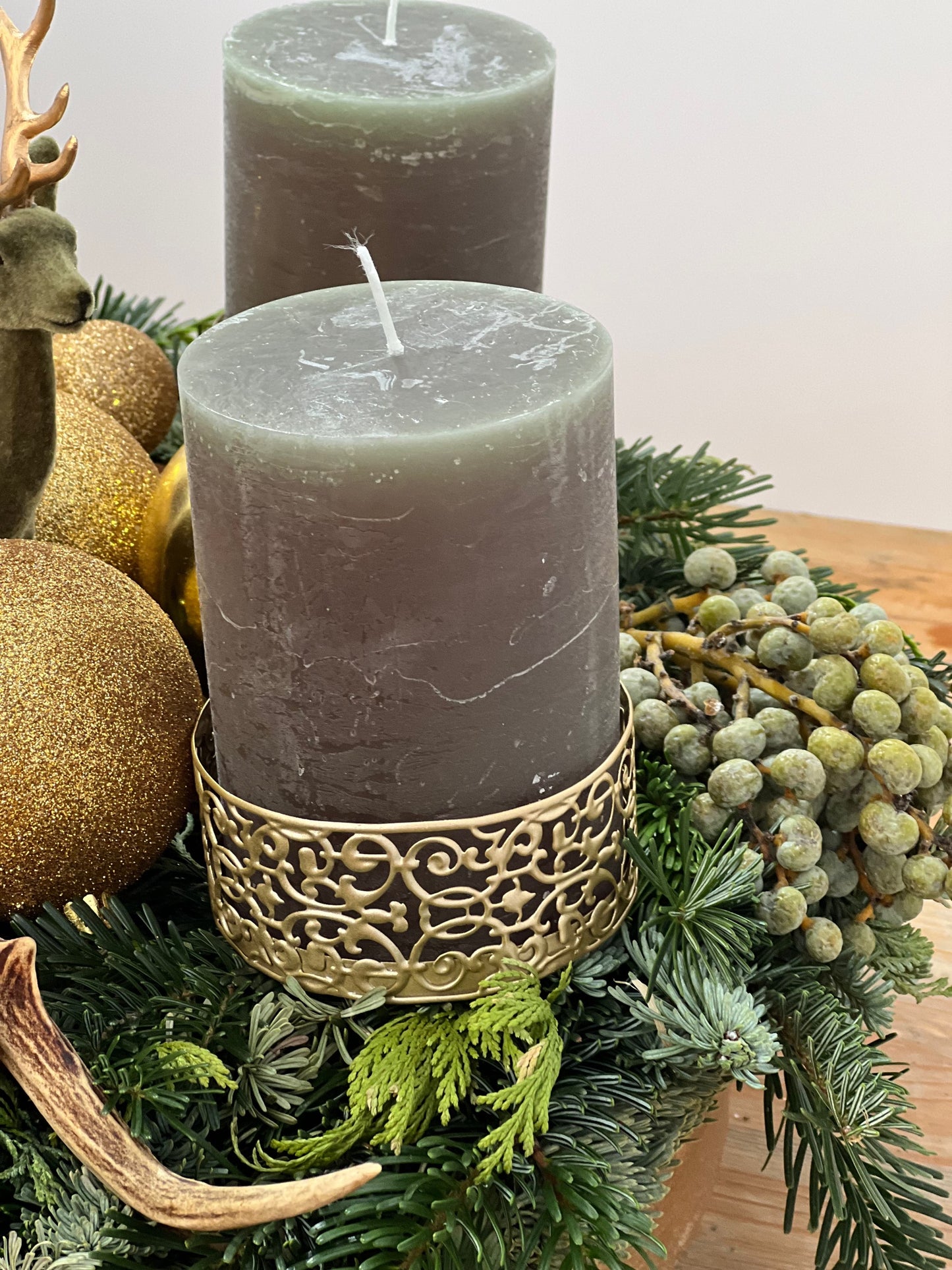 Kerzenhalter gold 4 Stück