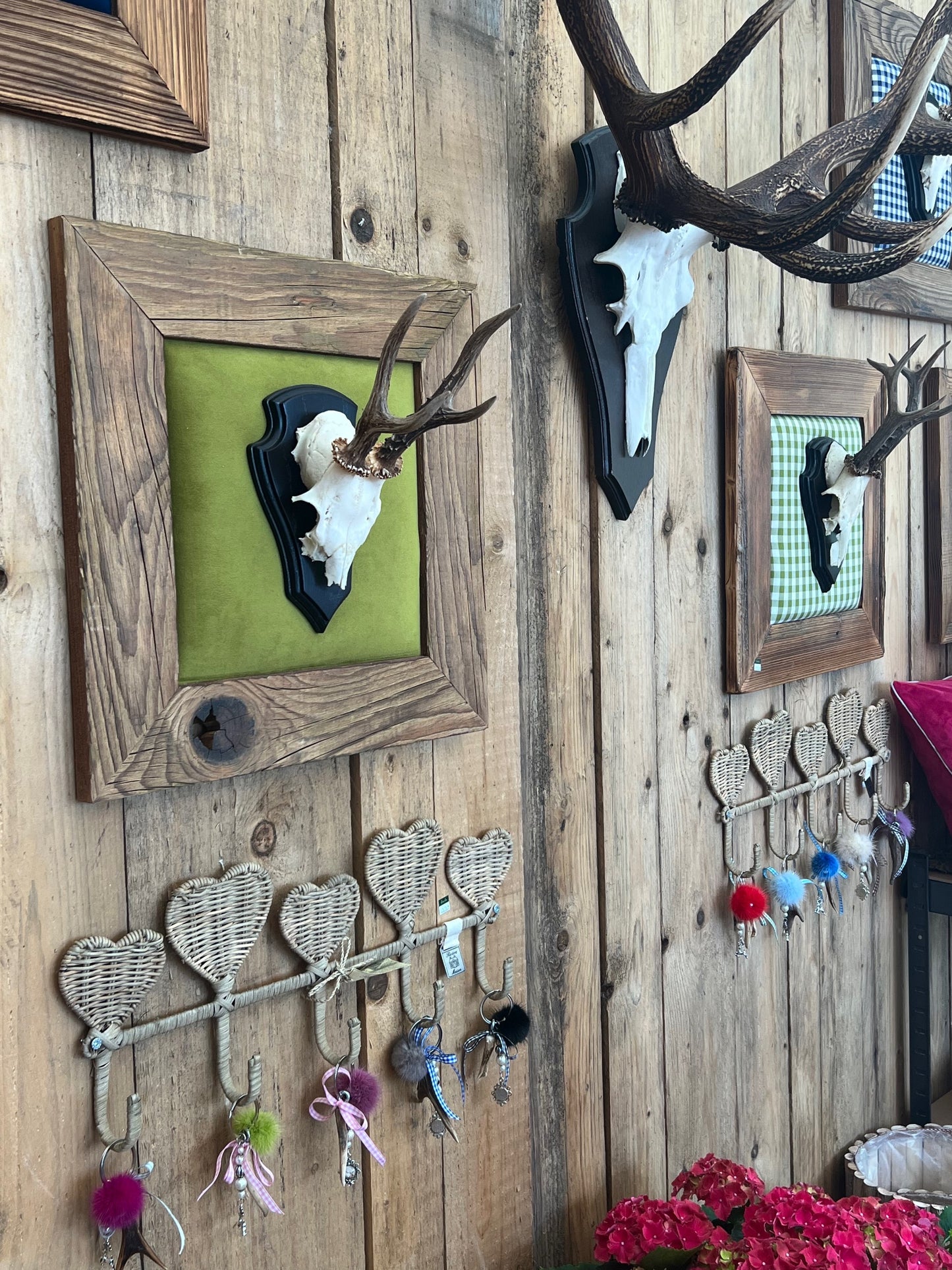 Garderobe aus Rattan