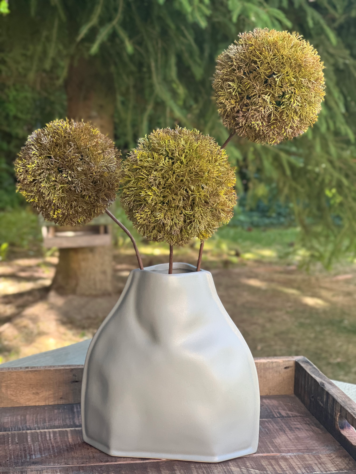 Mooskugeln am Stiel 3er Set