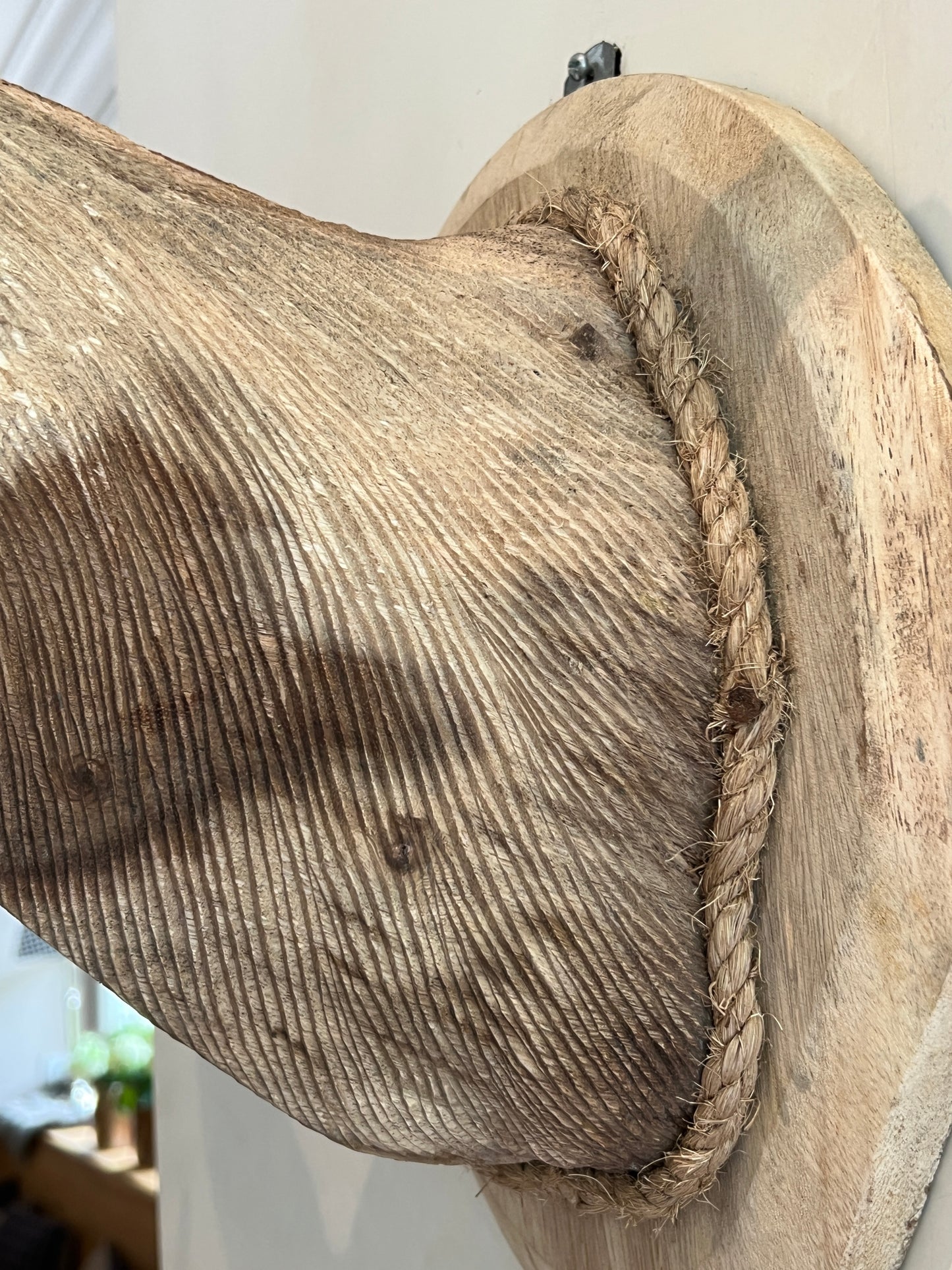 Hirschkopf aus Holz Mittel