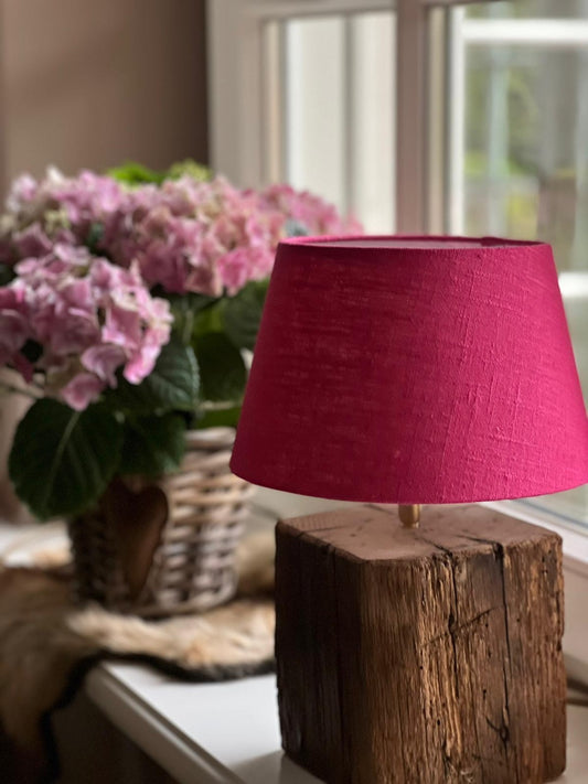 Lampe aus Altholz