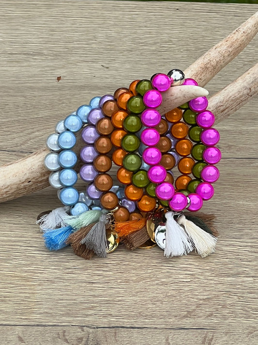 Armbänder mit 3D-Perlen