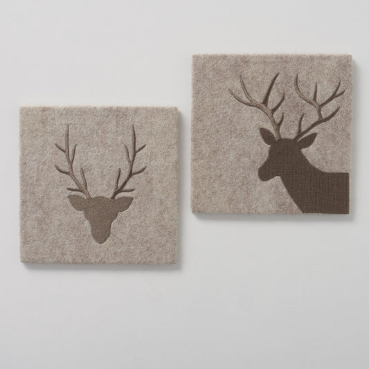 Bild mit Stickhirsch