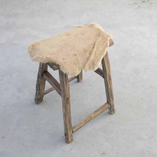Fell Kaninchen beige