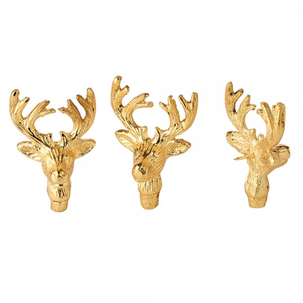 Kerzenpin Hirsch gold